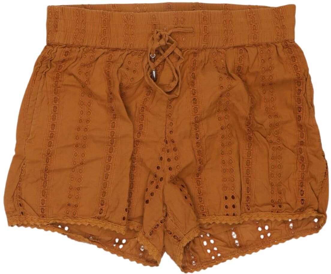 Object Damen Shorts, Braun, Gr. EU 36, Baumwolle - Second Hand