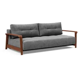 INNOVATION LIVING Schlafsofa Ran Stoff Grau Charcoal