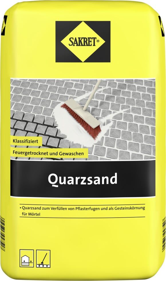 SAKRET Quarzsand 0,1 - 0,5 mm natur 25 kg