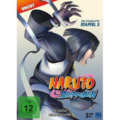 Naruto Shippuden - Staffel 3: Die zwölf Ninjawächter - Uncut [3 DVDs], DVD