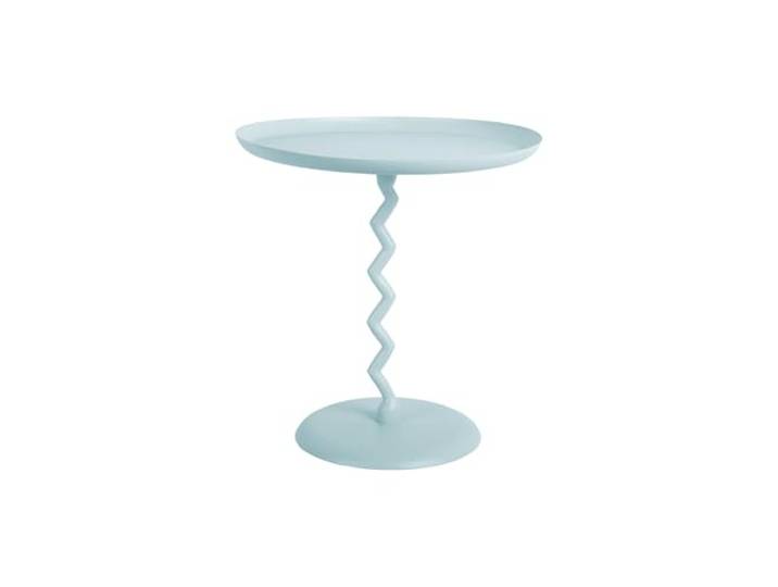 Leitmotiv Side Table Zig Zag medium Soft Blue