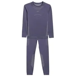 4F, Jungen, Funktionsunterhose, Nahtlose Unterwäsche für Jungen, marineblau (140, 146), Blau