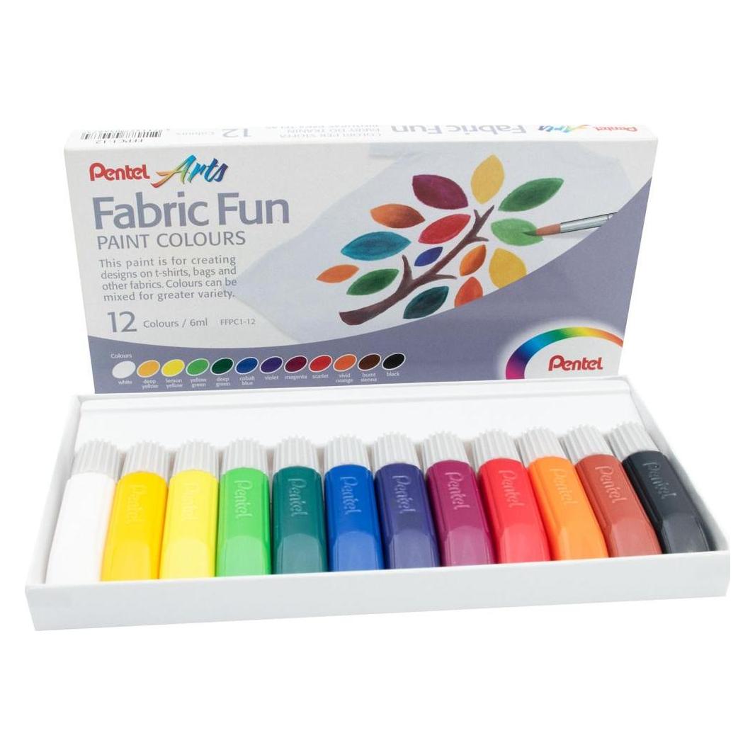 Pentel Fabric Fun (72 ml) (FFPC1-12E)