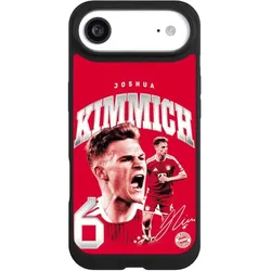 Nivocase Handyhülle für Apple iPhone Air Hülle NIVOpure Case Schwarz FC Bayern München FCB Joshua Kimmich (Apple iPhone Air), Smartphone Hülle, Schwarz