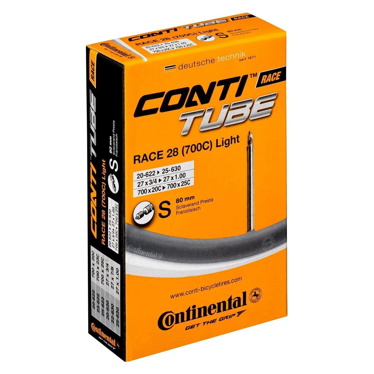 Continental Schlauch Race 28 Werkstattverpackung - 50 Stück (28", 80 mm) (39756448)