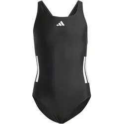 ADIDAS Kinder Badeanzug 3-Streifen C-Back Kids, Größe 170 in Grau Grau
