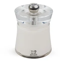 PEUGEOT Pfeffermühle BALI 8cm Weiß Acryl-ABS Stahlmahlwerk Gewürzmühle