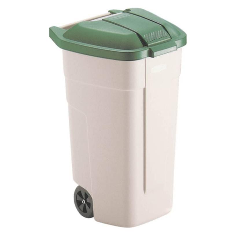 ReinigungsBerater Rubbermaid 8713631021048 Wertstofftonne 100 l (B x H x T) 530 x 850 x 510 mm G (100 l) (176427)