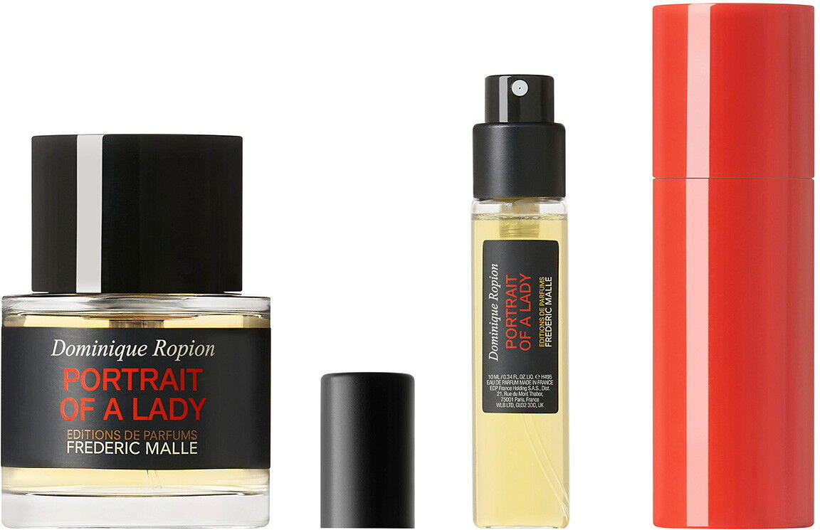 60ml EDITIONS DE PARFUMS FREDERIC MALLE PORTRAIT OF A LADY Set Essenziale (EdP 50 ml + EdP 10 ml + astuccio per profumi)