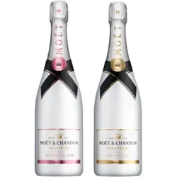 Weinpaket - Champagner Moet & Chandon - Moet Ice + Ice Rosé - 2 Fl. - 1.5L