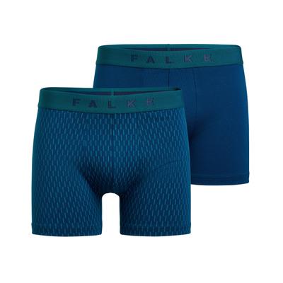 Boxer FALKE "Daily Comfort", Herren, Gr. 3XL, 2 Stk., blau (sortiment (0020)), Unterhosen