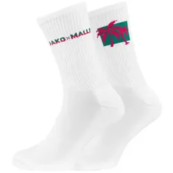 Jako Malle Sportsocken lang 2er Pack - weiß/rot/grün - 47-50