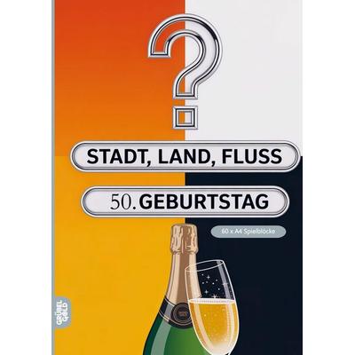 Stadt, Land, Fluss, 50.Geburtstag, Taschenbuch von Grübelgold Rätselhefte, Grübelgold, 978-3-693-19378-5