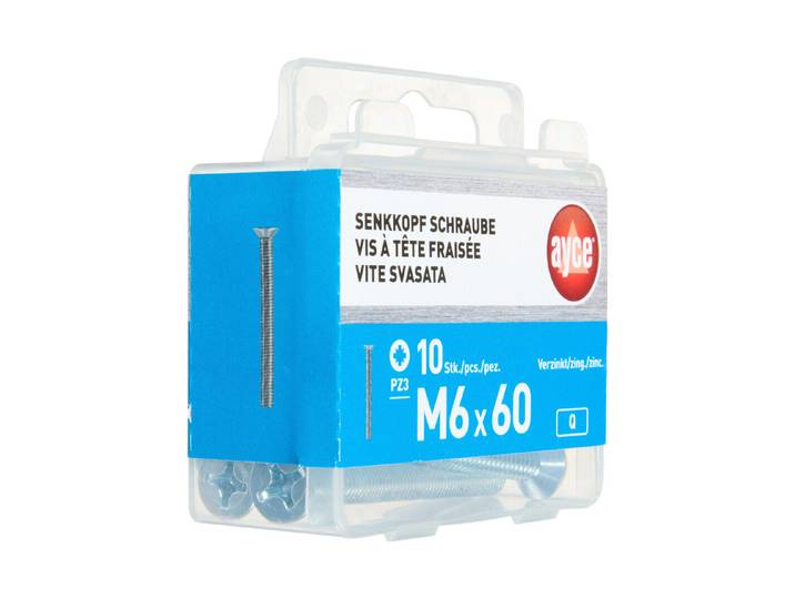 Ayce Senkkopf-Schraube M6 × 60 mm
