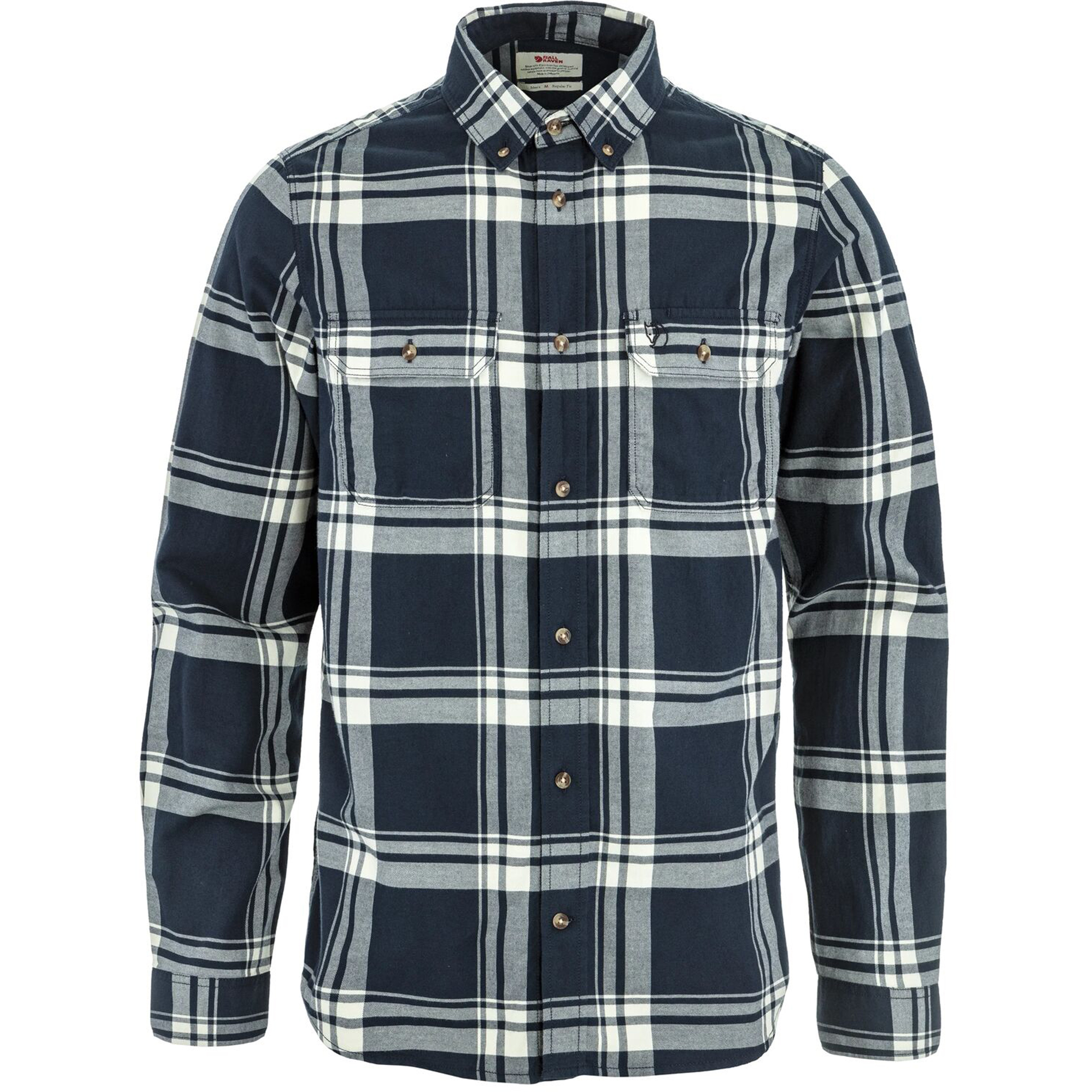 Fjällräven Övik Lite Flannel Herren Hemden blau Größe L Lifestyle Hautfreundlich