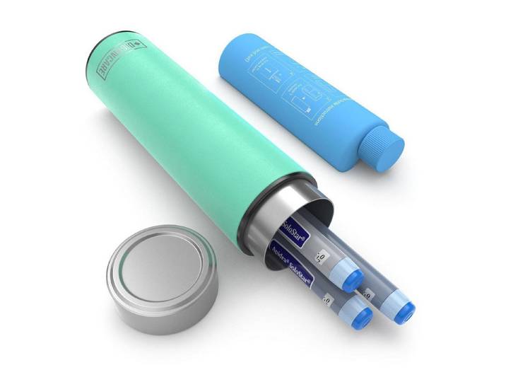 LuxusKollektion Kühltasche Kühltasche Insulin Pen Medikamente Diabetiker Kühlakkus Cyan