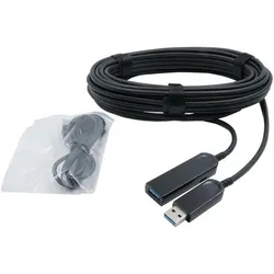 Exsys GmbH USB 3.2 Gen1 AOC Fiber Kabel, 10m (10 m, USB 3.2 Gen 1), USB Kabel