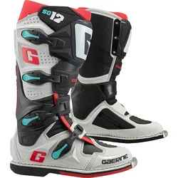 Gaerne SG-12 Gravel, Stiefel - Grau/Schwarz/Rot/Türkis - 44.5 EU