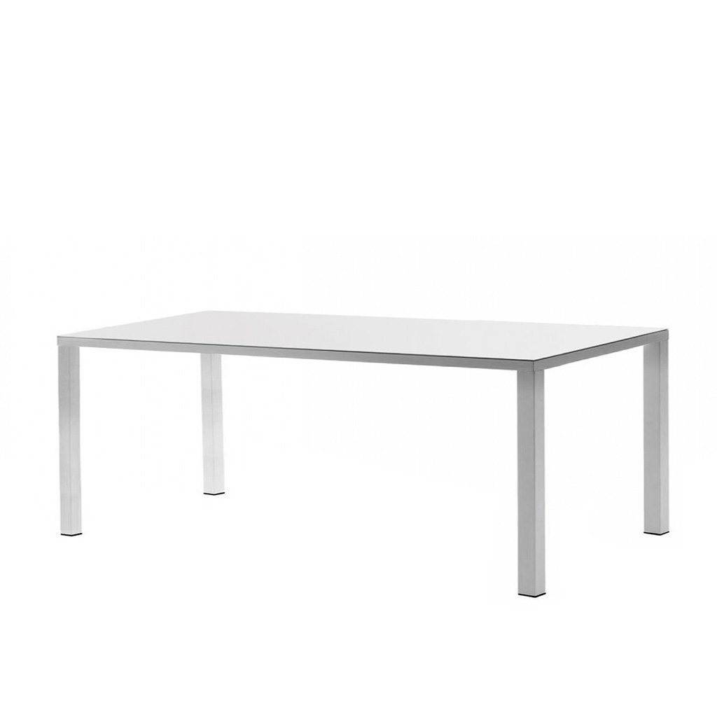 Fast Easy Tisch 220 x 100cm (weiß (1, White)) weiß (1, White) 1722-1