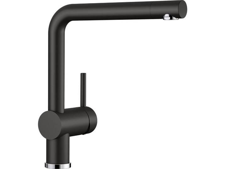 Küchenarmatur Blanco Linus Schwarz schwenkbar Hochdruck