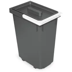 Müllex Behälter 10-Liter X-LINE, komplett, Abfalleimer, Grau