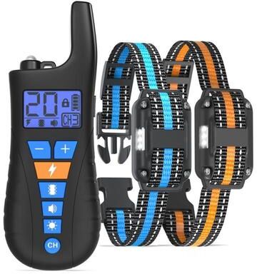 Everyday Crate Smart Waterproof Dog Training Collar With 800M Remote Control One To Two