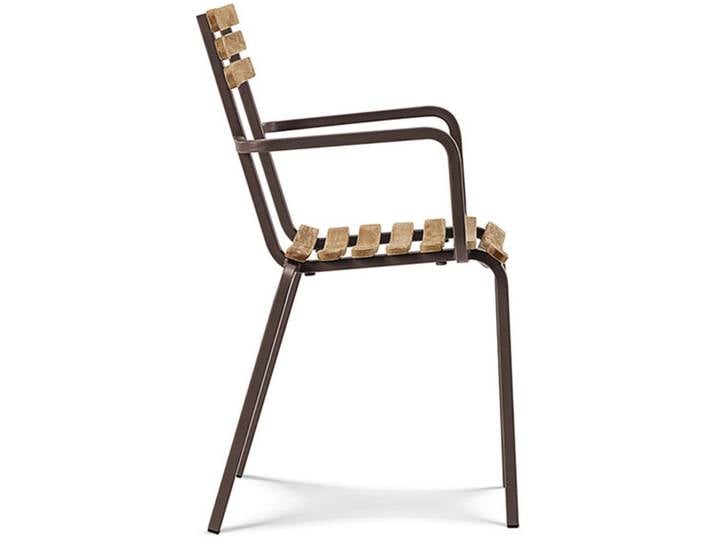 Armlehn-Stuhl Laren Ethimo braun, Designer Ethimo Design Studio, 55x85x50 cm