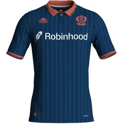 Kappa, Herren, Fussballtrikot, Drittes Trikot OGC Nice 2025/26 (S), Blau, Orange