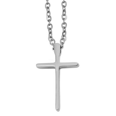 Kette ohne Anhänger ADELIA´S "Halskette mit Anhänger – aus Edelstahl", silber, Halsketten, Damen, 48cm, Edelstahl, Ideal zum Verschenken – schlicht und stilvoll
