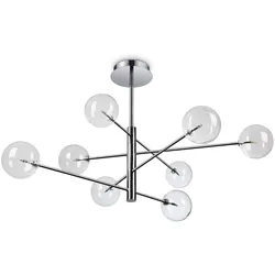 Ideal Lux Pendelleuchte EQUINOXE SP8, IP20, 8xG4, Chrom IDEA-275178