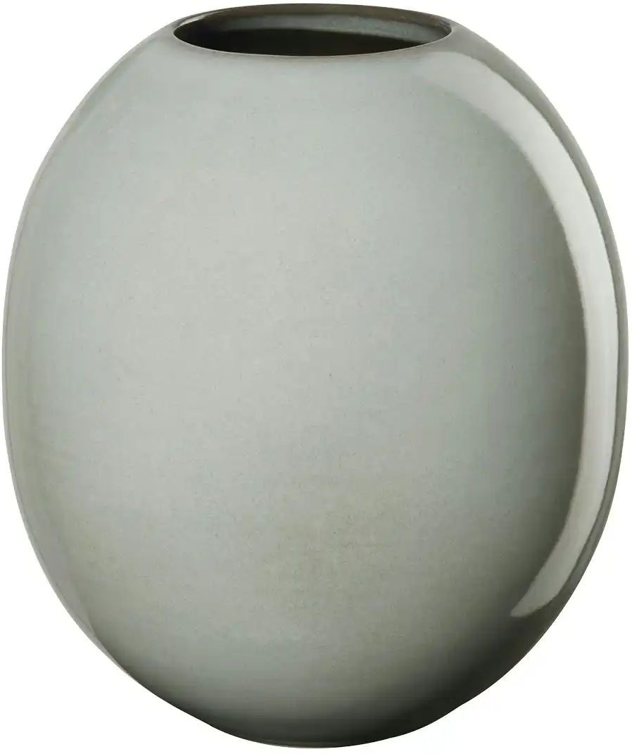 ASA SELECTION Vase Tamago   ¦ grau ¦ Steingut ¦ Maße (cm): H: 15  Ø: 14.5