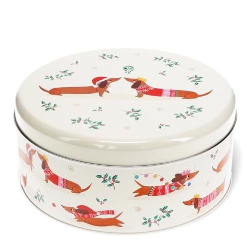 Rex London Feestelijke Worst Hond Cake Opslag Tin