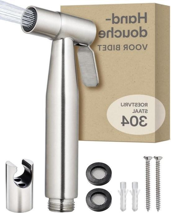 Bidet-handdouche voor intieme hygiëne inclusief 2 afdichtingen