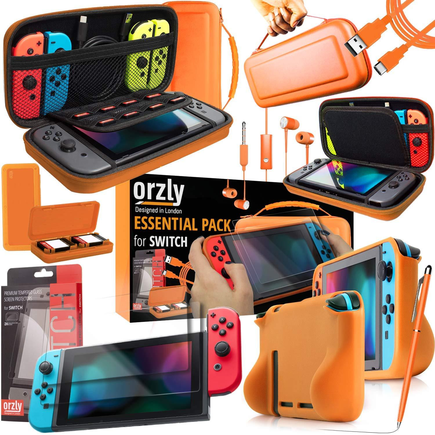 Orzly Switch Accessoires Set - Oranje