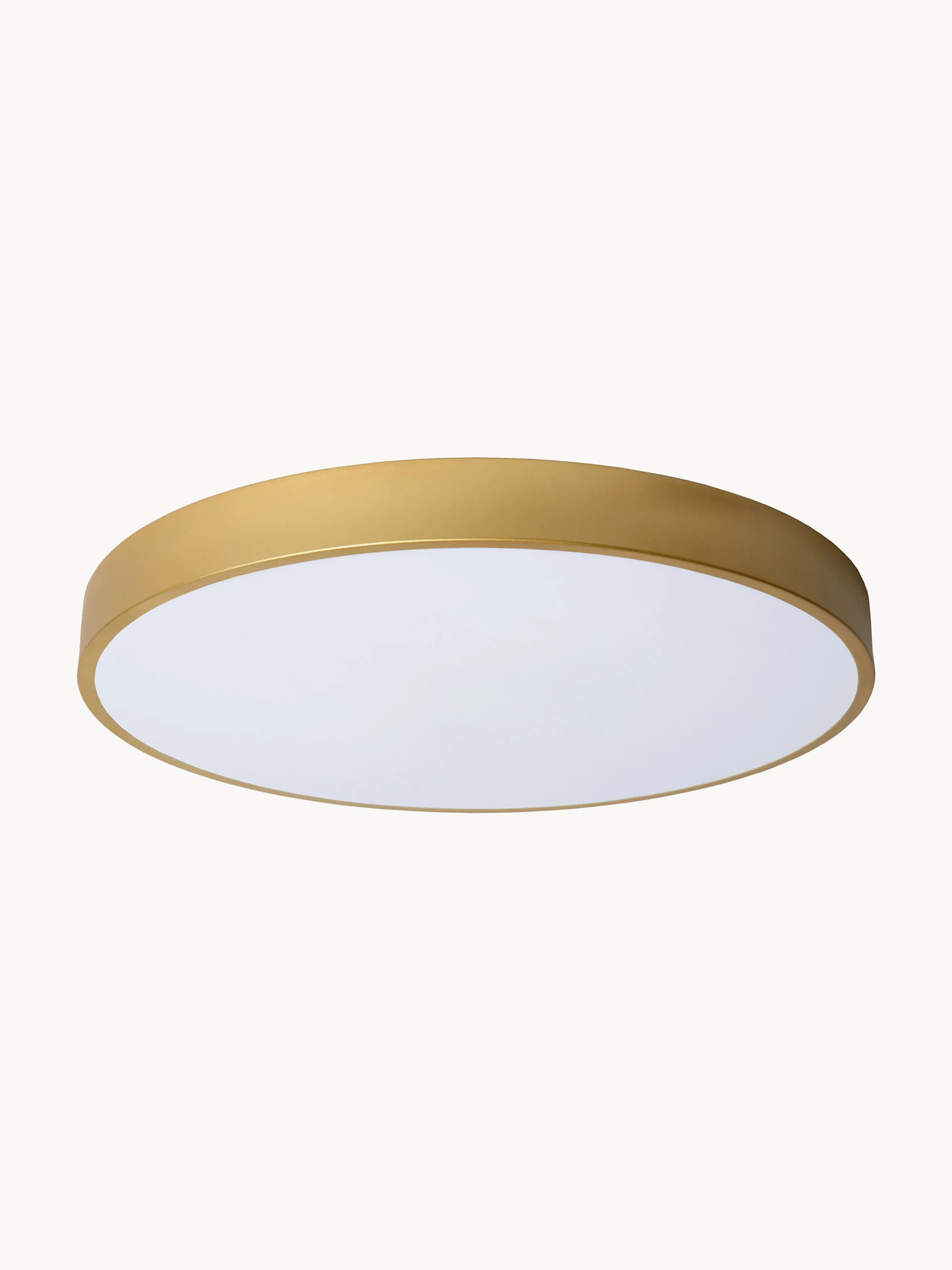 Lucide Unar LED plafondlamp - Mat Goud/Messing - Dimbare Warm Witte Verlichting