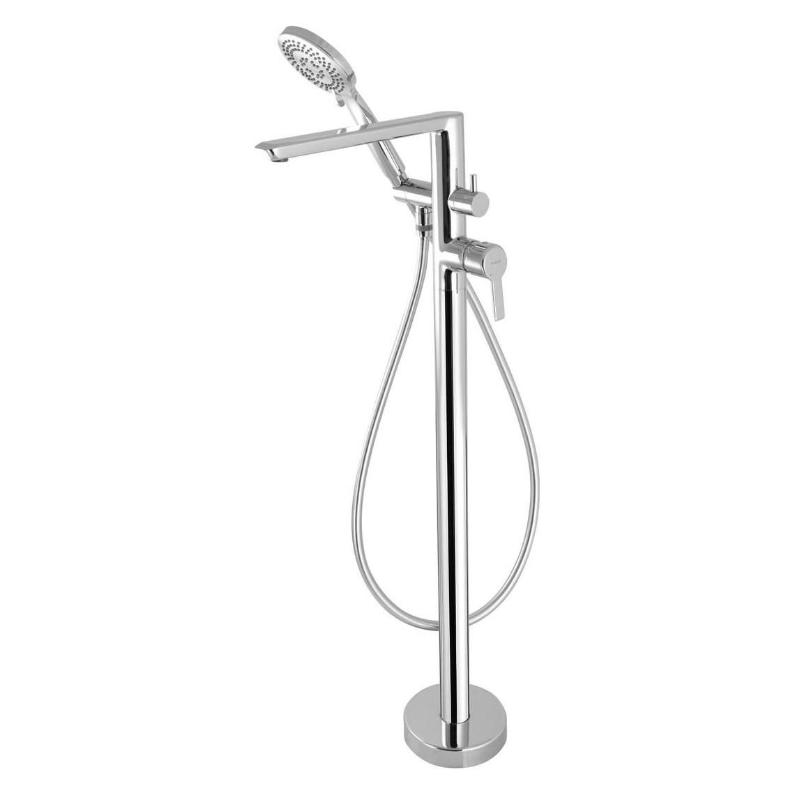Freistehende Wannenarmatur mit Brausegarnitur (BQA_017M)