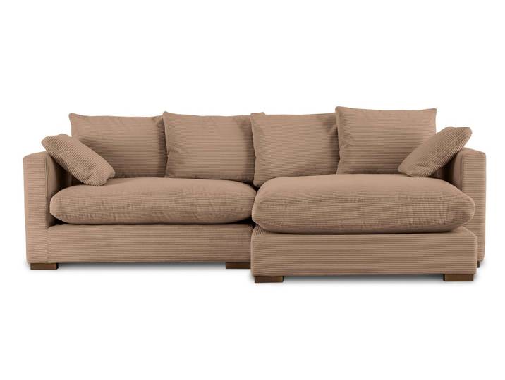 OTTO home Ecksofa Coray, Breite 266 cm, extra weich und kuschelig, mit Federn und Daunen