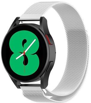 Everyday Crate Huawei Watch 4 4 Pro Milanese Magnetic Watch Band Premium Metal Watch Strap silver