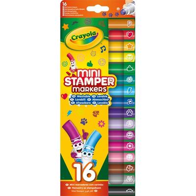 CRAYOLA - 16 Mini Stempel-Filzstifte