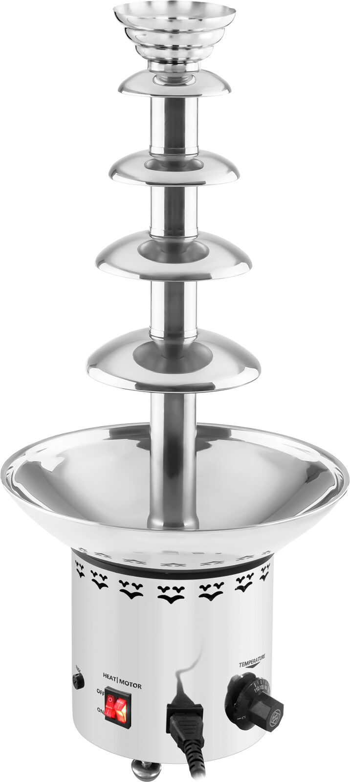 Royal Catering Chocolate Fountain - 5 Levels - 6 kg RCCF-65W4