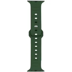Smartwatch-Armband GlacierX Silicone Wave Dark Grass Green für Apple Watch 42/44/45/49mm Grün