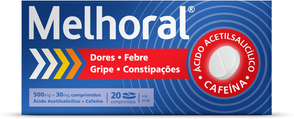 Melhoral Comprimidos Febre e Gripe 20 comprimidos
