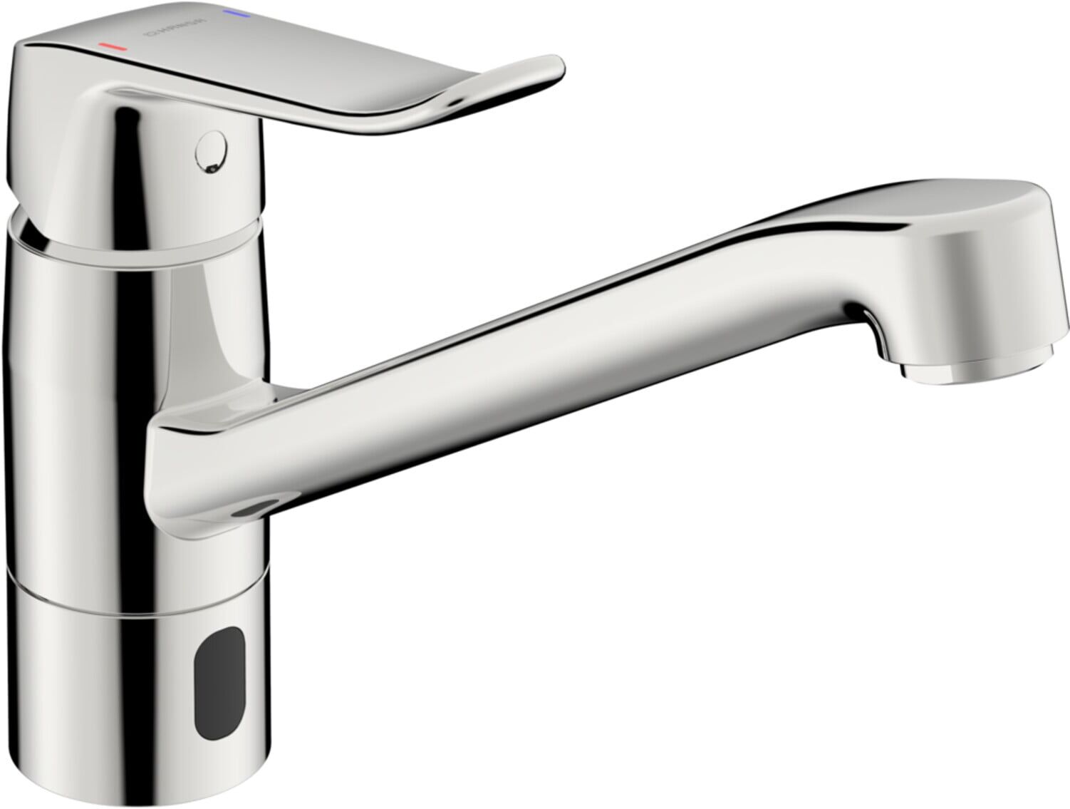 Infrarot-Spültischarmatur HANSACARE Hybrid/Bluetooth, Netz, Ausl. 214mm, chr (46132009)