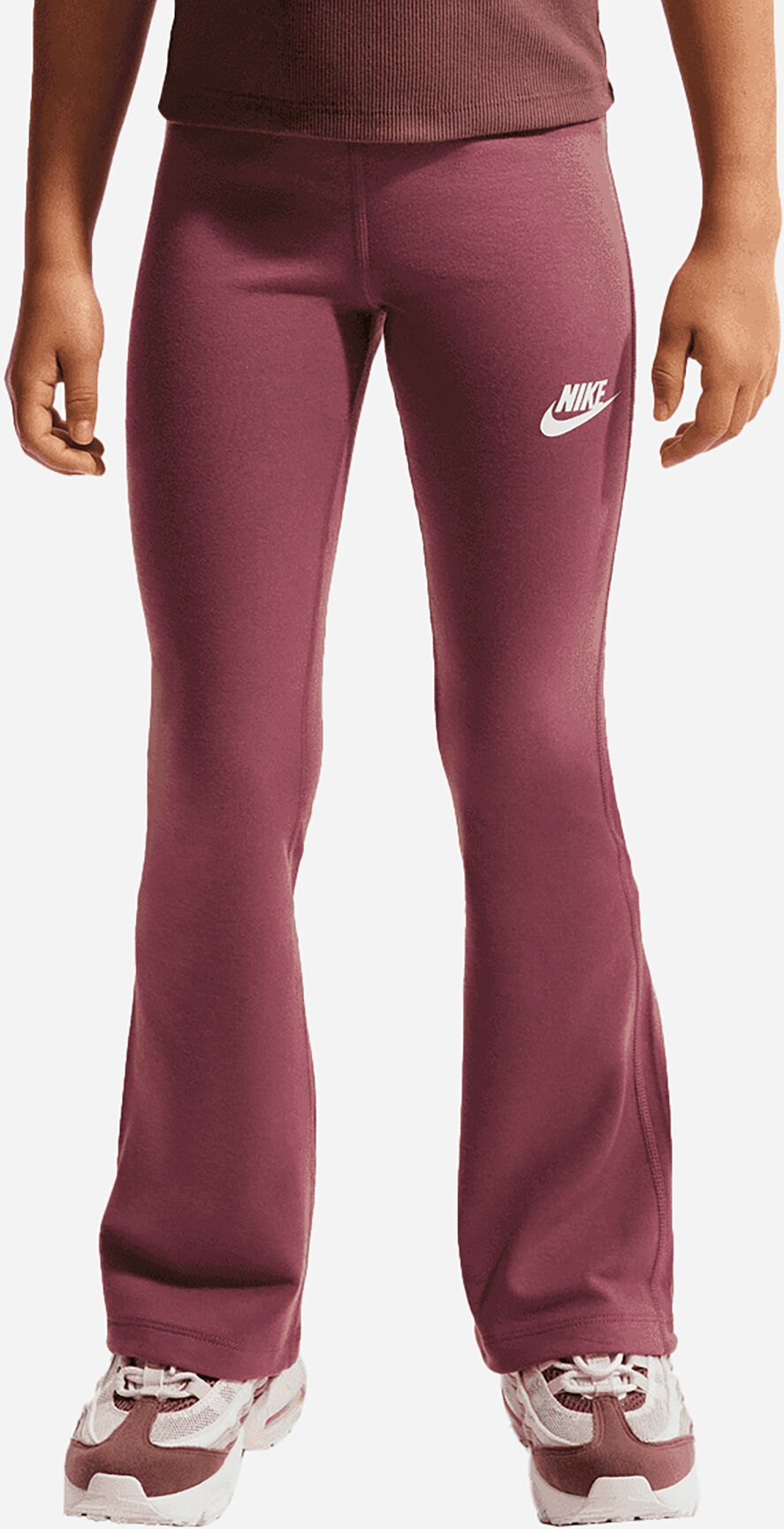 Nike Flare Jr - Leggings - Rosa 8-10ANNI