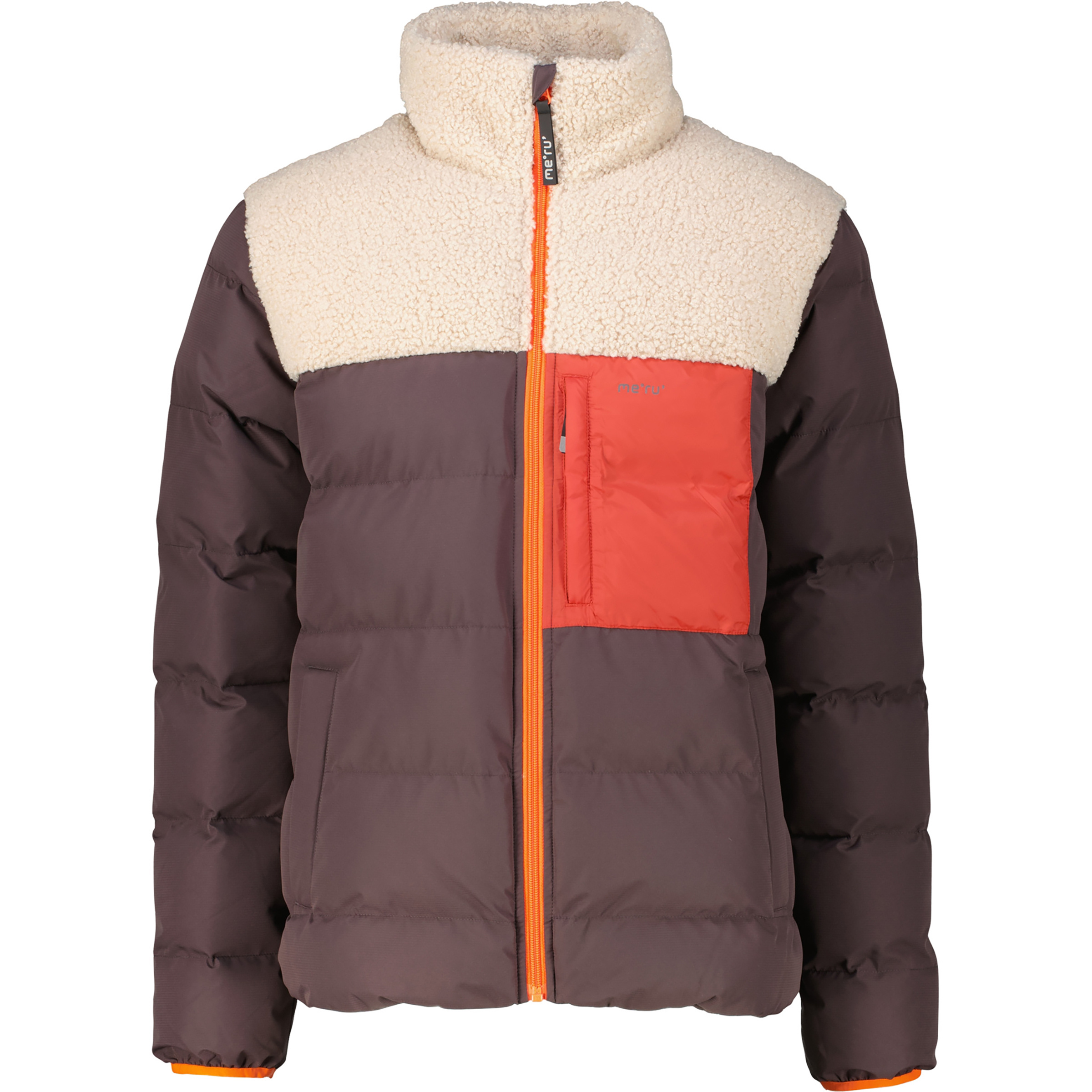 Bergzeit Basics Meru Roskilde Herren Kunstfaserjacke braun Größe S Lifestyle Isolierend