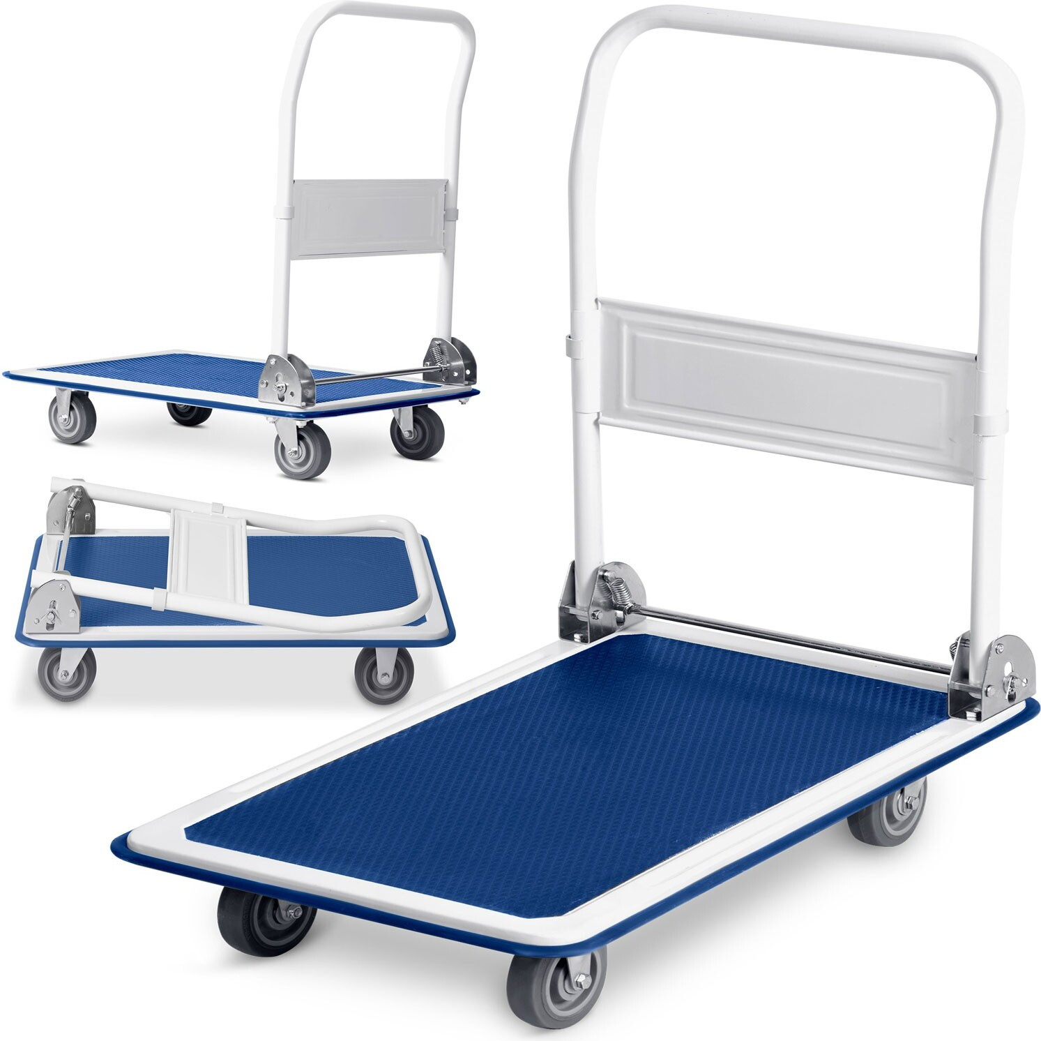Humberg HM-506 Transportwagen 300 kg, wit-blauw