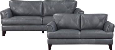 Fremont & Park Howe 2-Piece Leather Living Room Sofa Set