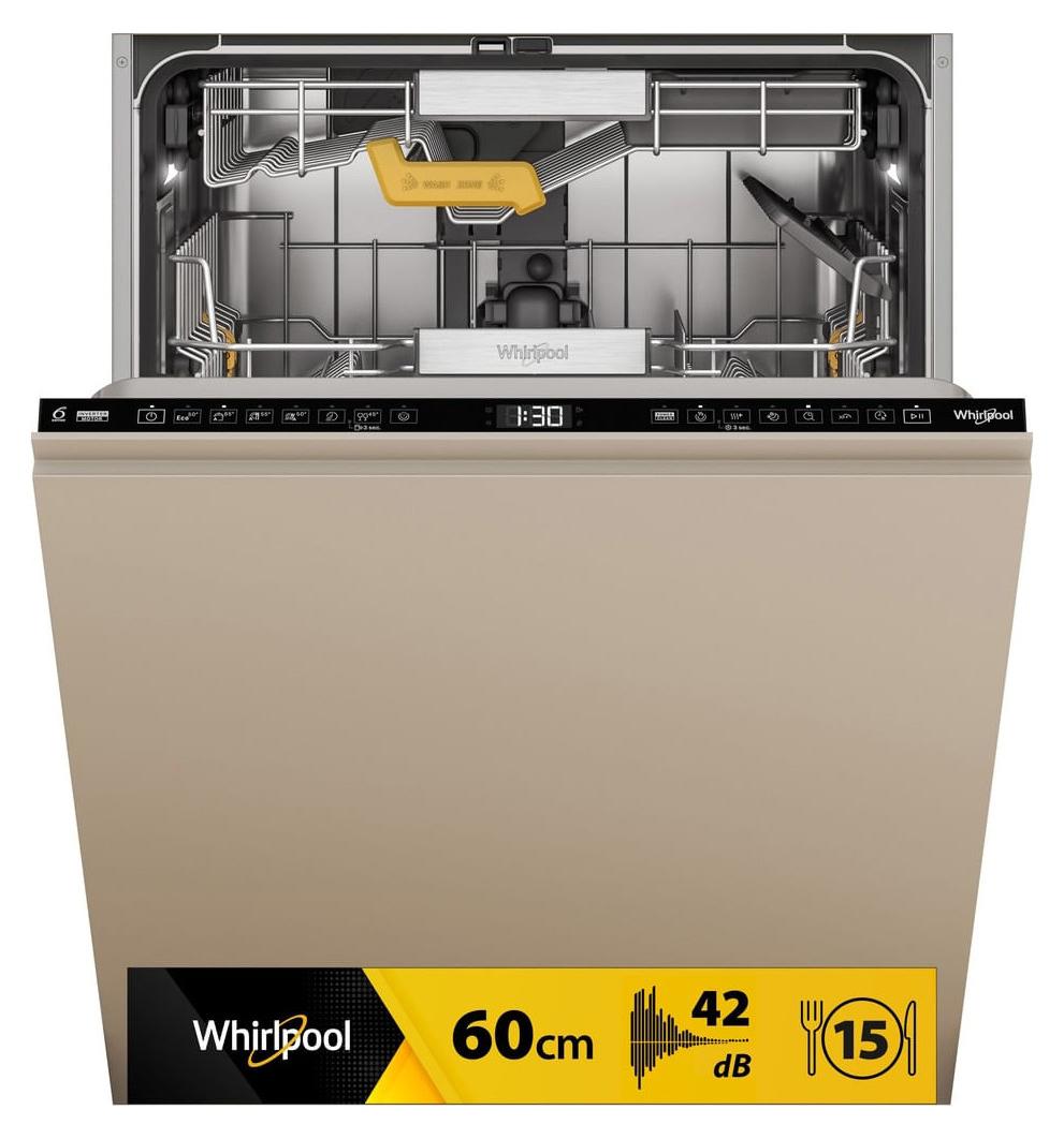 Whirlpool WH8IA115B2M3TUS0, Voll integriert, Standardgröße (60 cm), Schwarz, Touchsteuerung, 1,3 m, 1,55 m