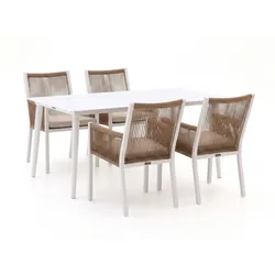+ 10 % Kassenrabatt | Manifesto Rivola/Sora 160 cm Gartenmöbel-Set 5-teilig
