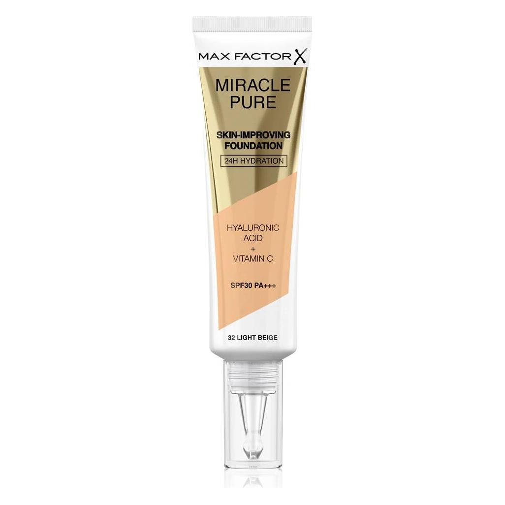 Max Factor Miracle Pure Skin-Improving Foundation (32 Light Beige) (18761528)